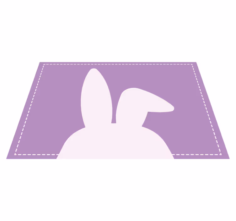 Set de table enfant forme oreilles de lapin - TenStickers