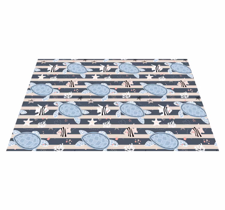 Set de table enfant motif tortue amusant - TenStickers