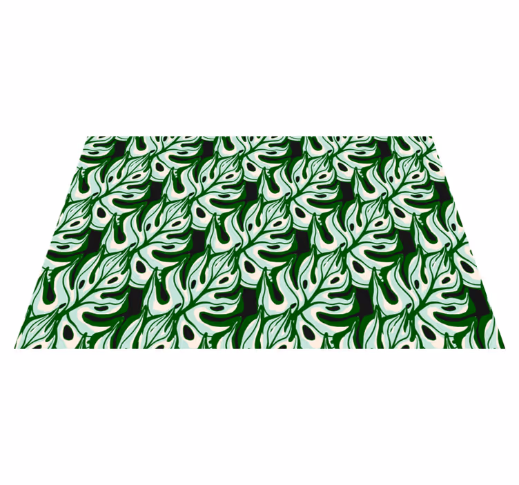 Set de table original motif feuille luxuriante - TenStickers
