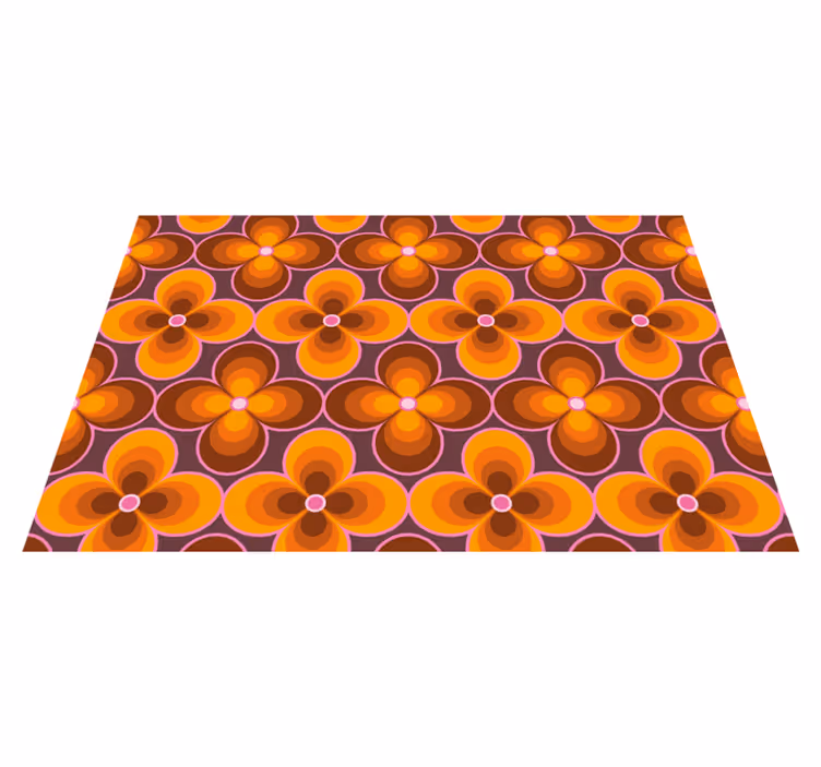 Set de table original motif floral vibrant - TenStickers