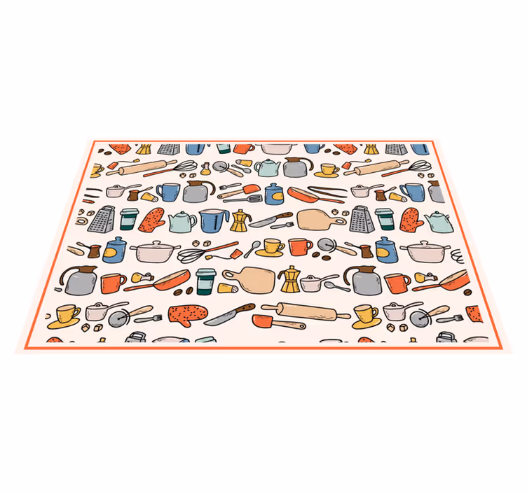 Set de table original assortiment d'ustensiles de cuisine - TenStickers