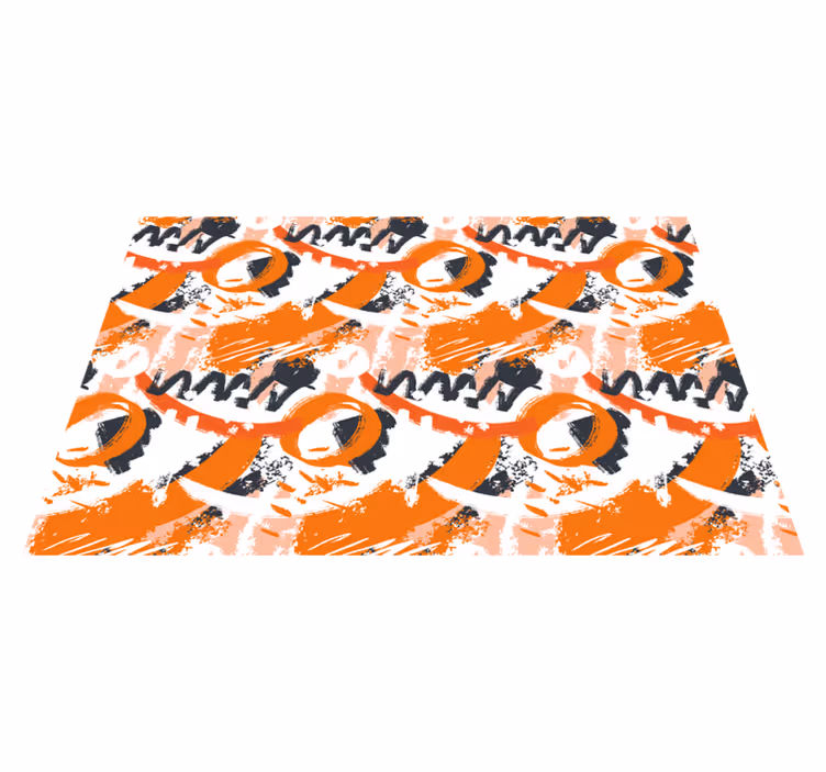 Set de table motif abstrait coloré - TenStickers
