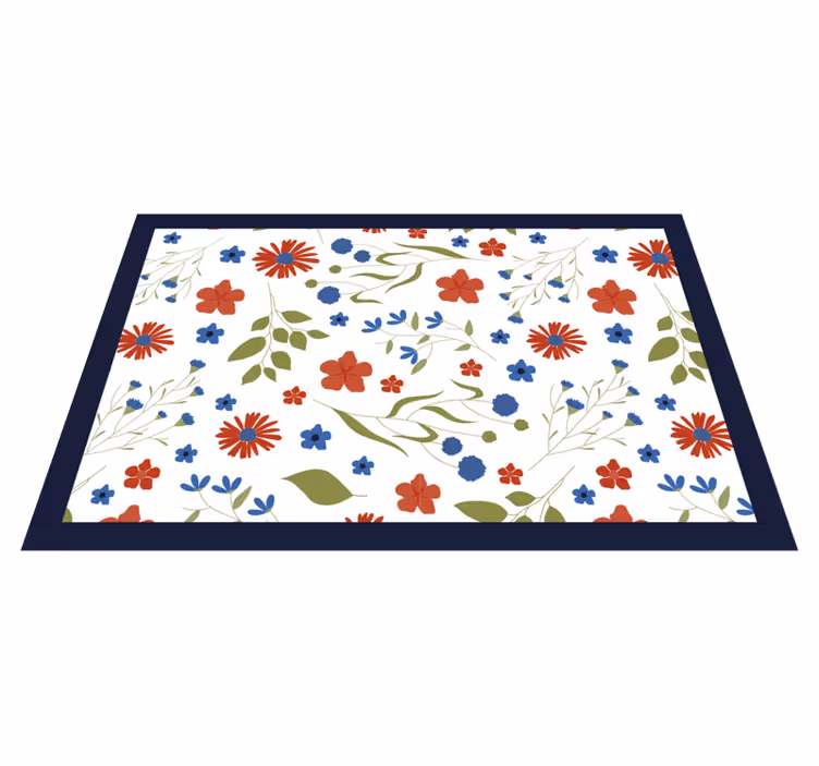 Set de table enfant motif floral enchanté - TenStickers