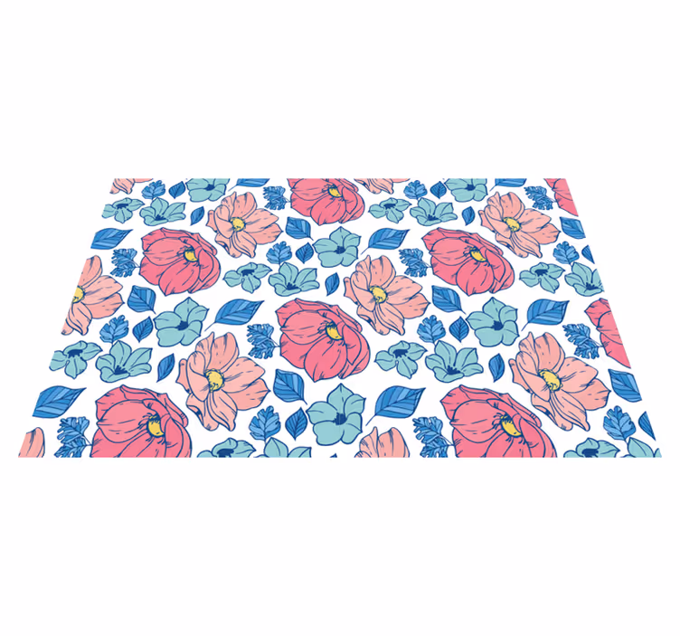 Set de table original art floral botanique - TenStickers