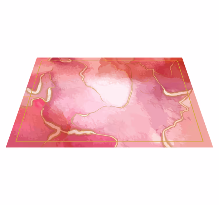 Set de table en marbre rose élégant - TenStickers