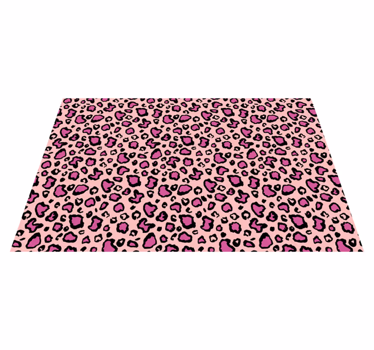 Set de table original motif léopard rose - TenStickers