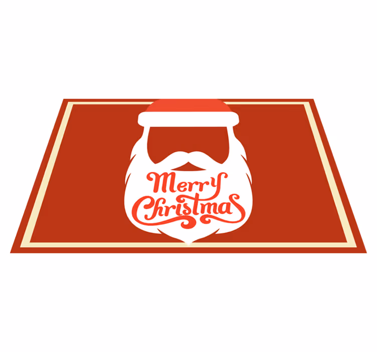 Set de table noël graphique barbe de noël - TenStickers