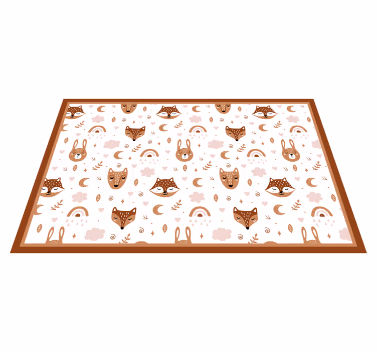 Set de table enfant motifs animaux fantaisistes - TenStickers