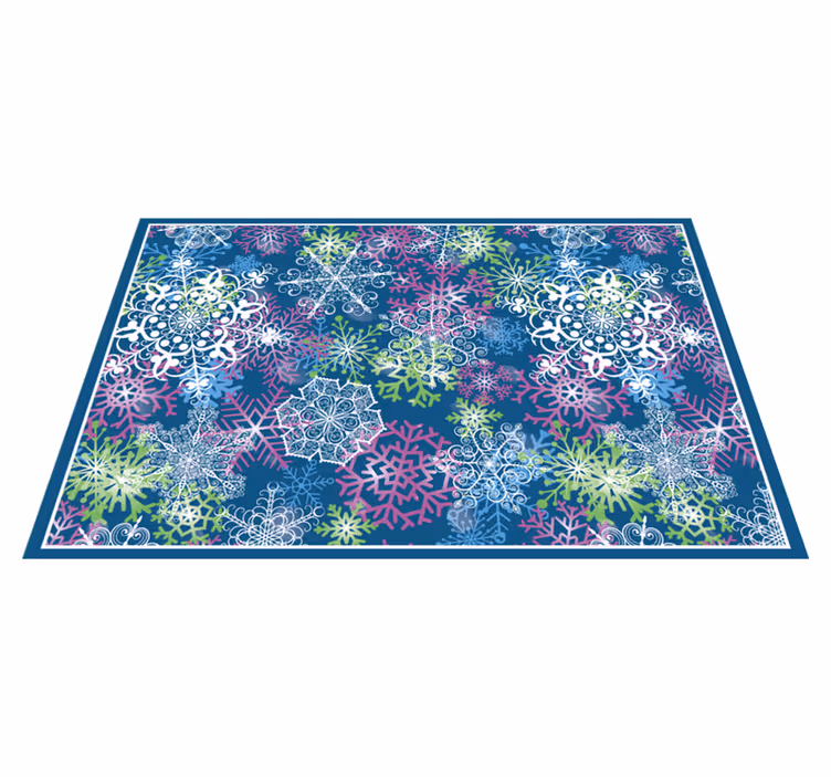Set de table noël motif flocon d'hiver - TenStickers