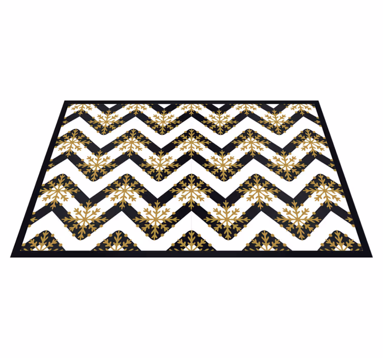 Set de table noël motif flocon chevron - TenStickers