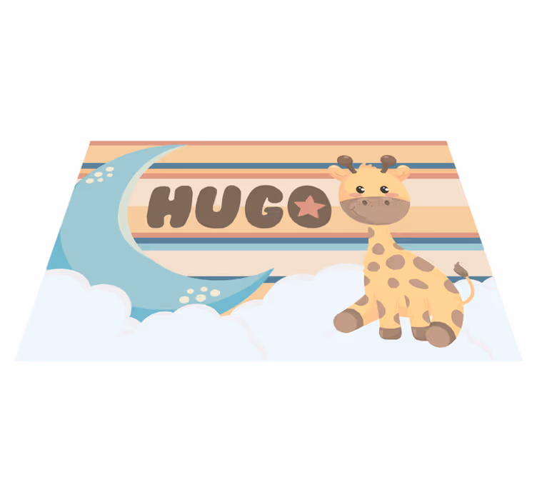 Set de table enfant giraffe adorable - TenStickers
