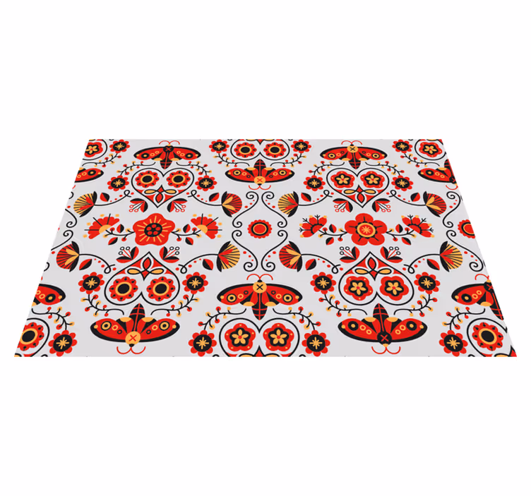 Set de table original composition florale vive - TenStickers