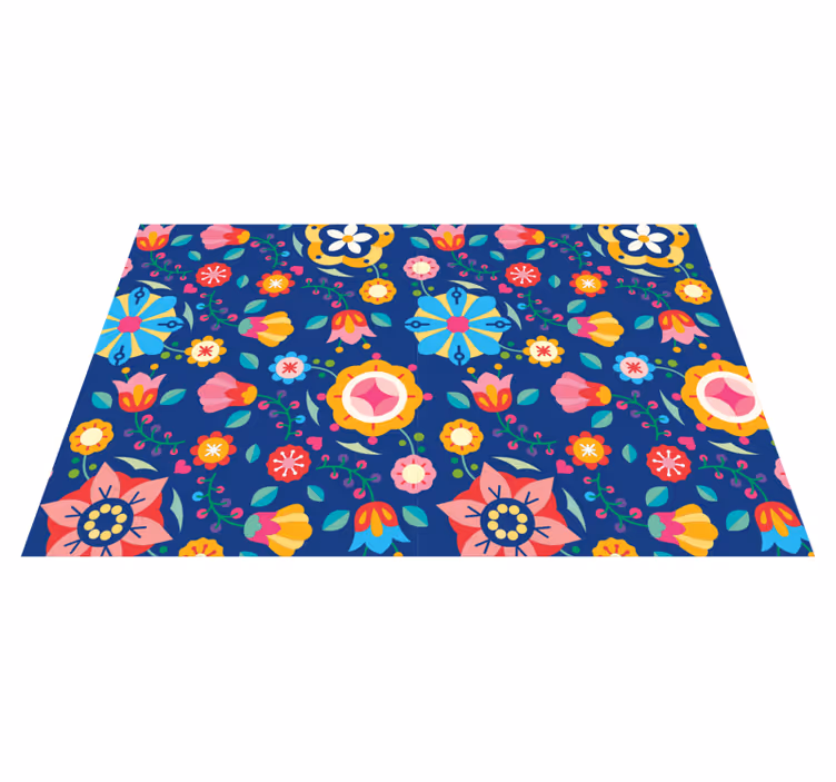 Set de table original concept floral vibrant - TenStickers