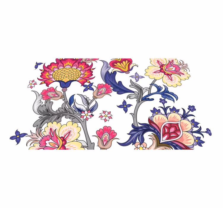 Set de table original motifs floraux - TenStickers