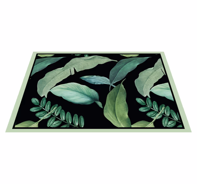 Set de table motif feuilles créatif - TenStickers