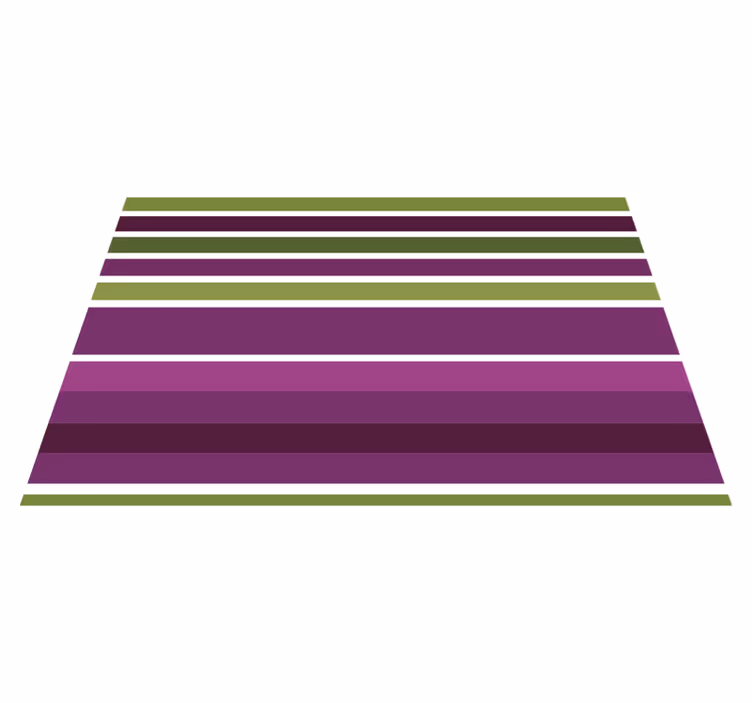 Set de table palette de couleurs rayées - TenStickers