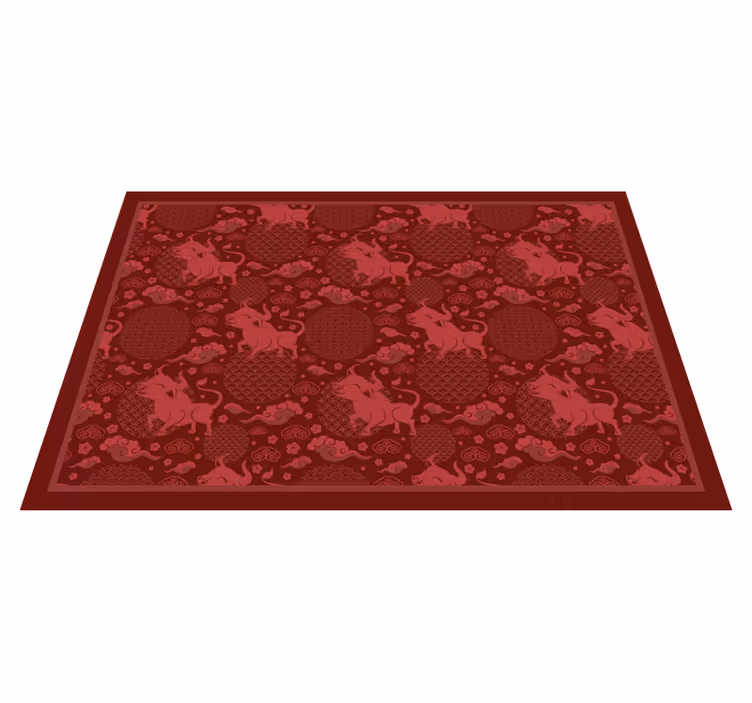 Set de table original motif taureau charmant - TenStickers