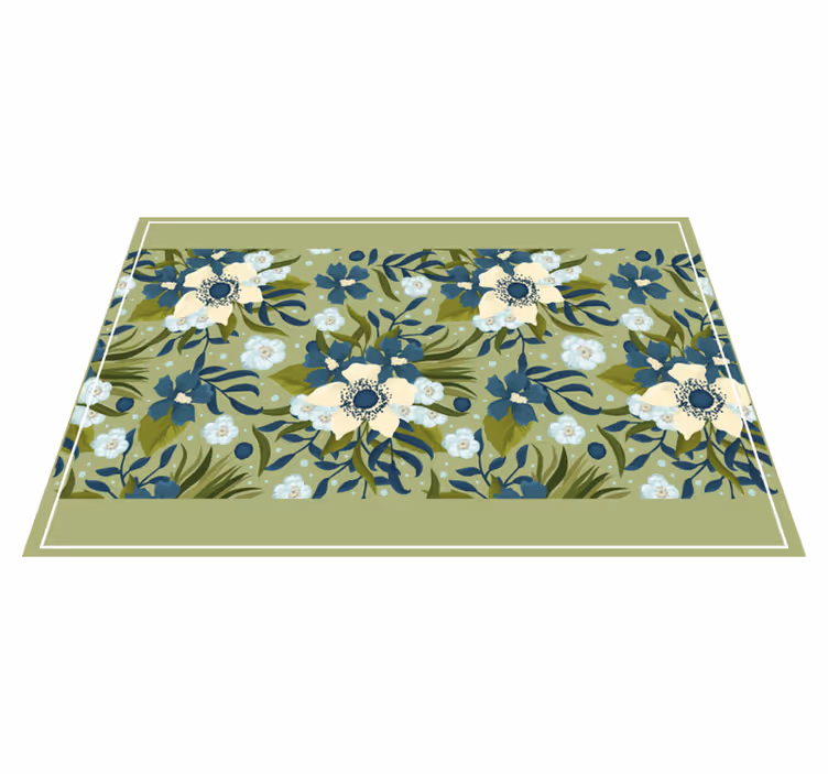 Set de table fond à motif floral - TenStickers