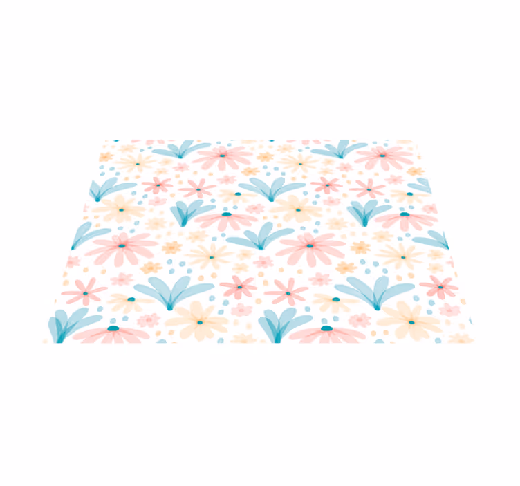 Set de table original motif floral coloré - TenStickers