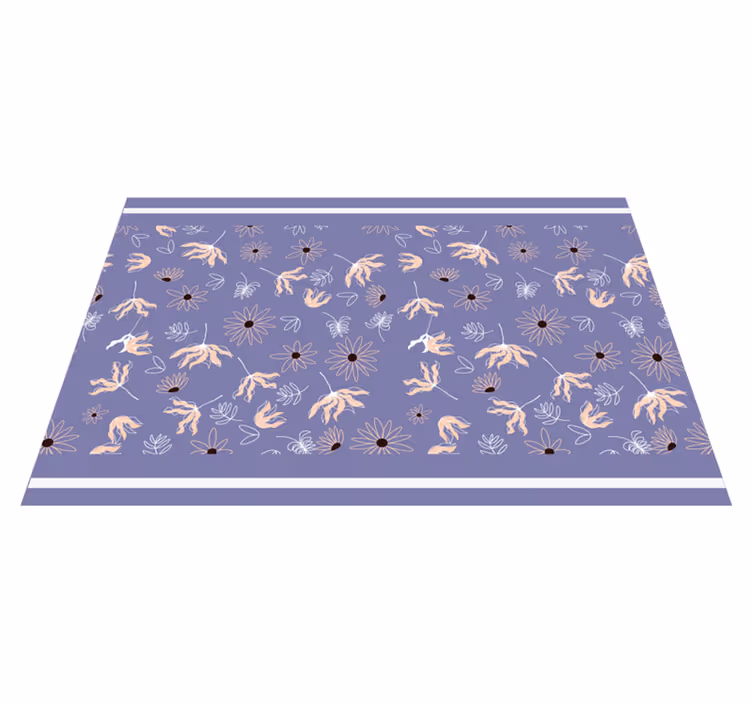 Set de table motifs floraux - TenStickers
