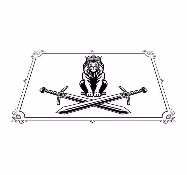 Set de table original emblème du roi lion - TenStickers