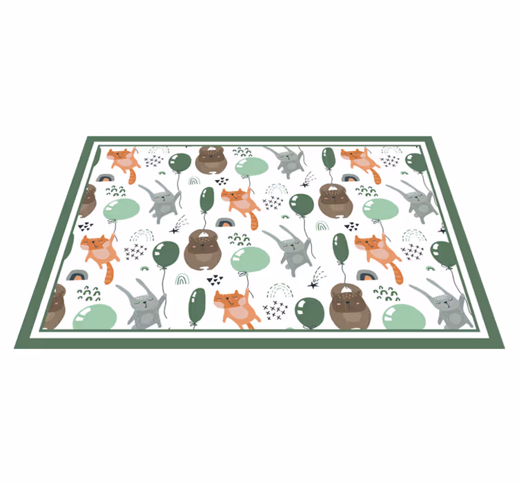 Set de table enfant motifs animaux ludiques - TenStickers