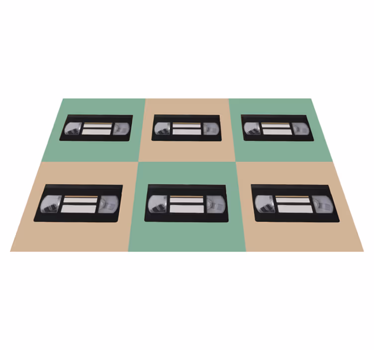Set de table original motif vhs vintage - TenStickers
