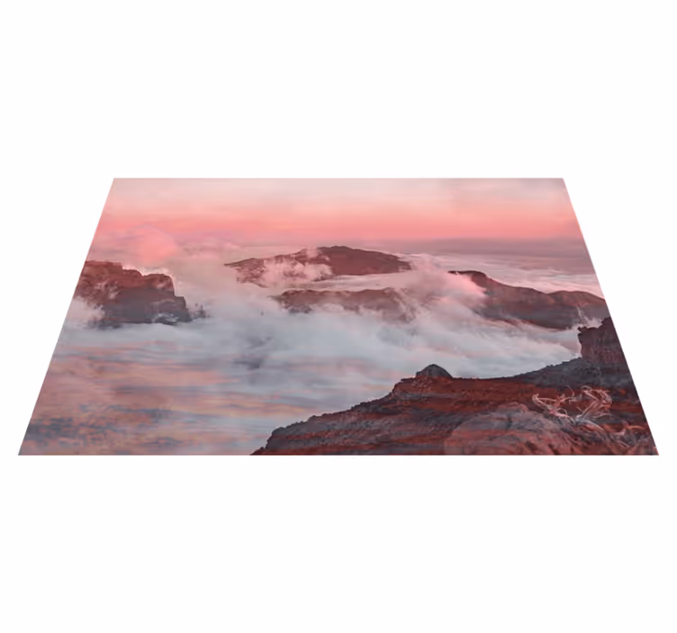 Set de table moderne paysage montagneux - TenStickers