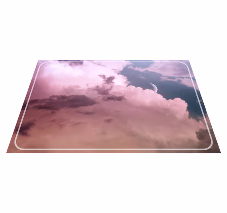 Set de table original Couleurs esthétiques du ciel violet - TenStickers