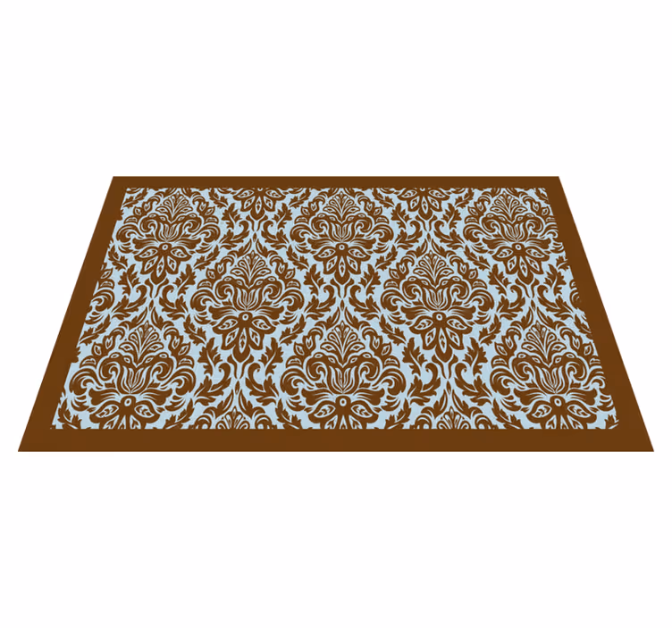 Set de table emblème de fleur intricate - TenStickers