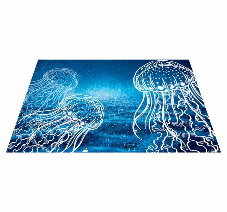 Set de table original scène océan avec méduses - TenStickers