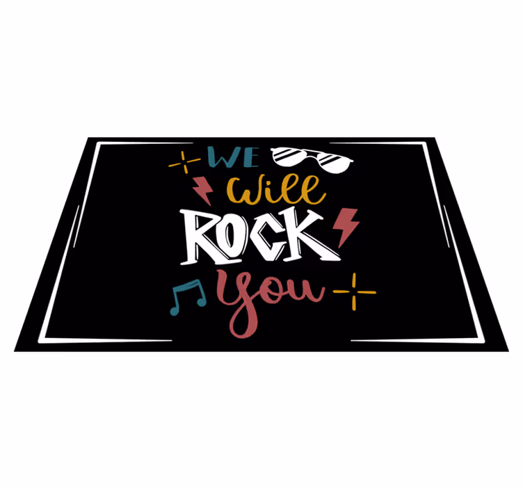 Set de table design citation phrase audacieuse - TenStickers