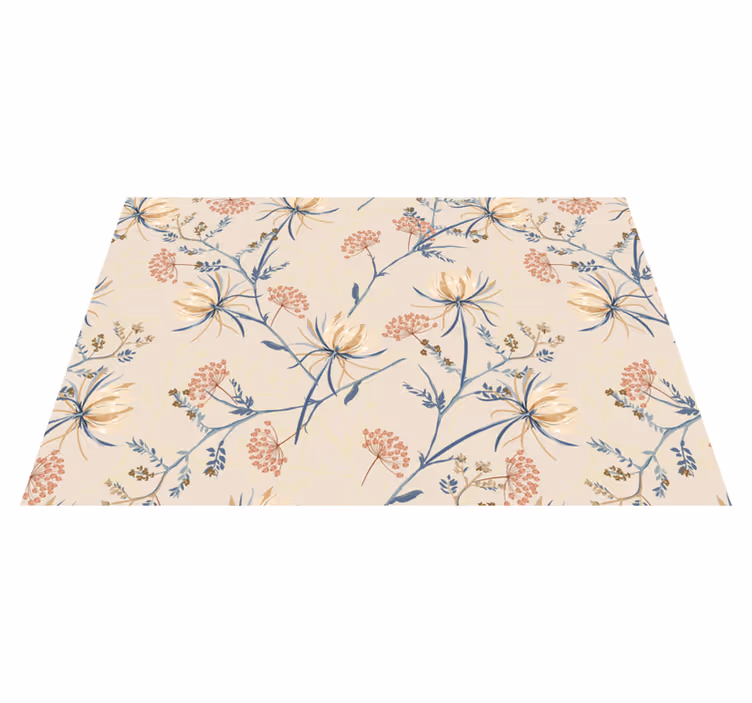 Set de table avec motifs floraux élégants - TenStickers