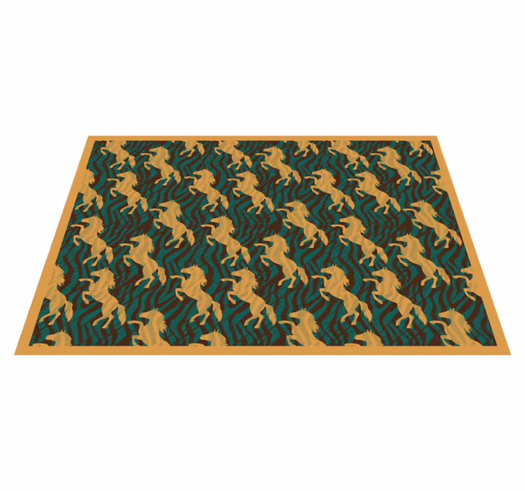 Set de table original motif licorne audacieux - TenStickers
