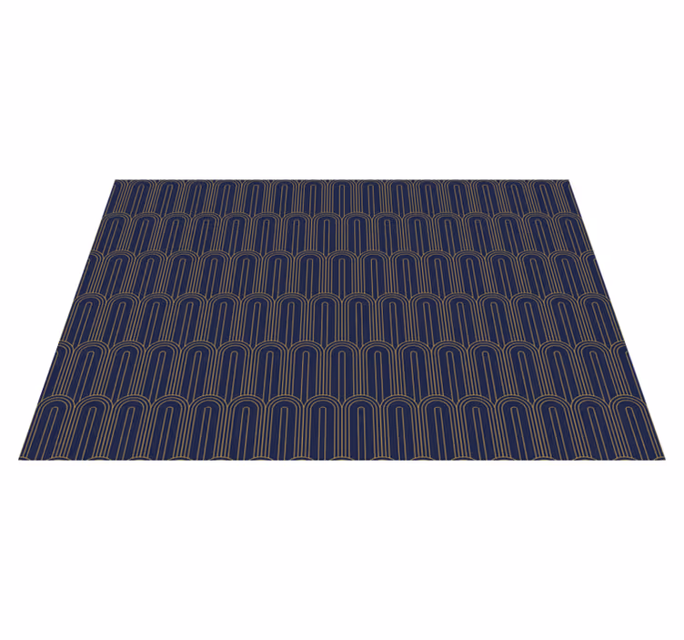 Set de table moderne lignes arquées élégantes - TenStickers