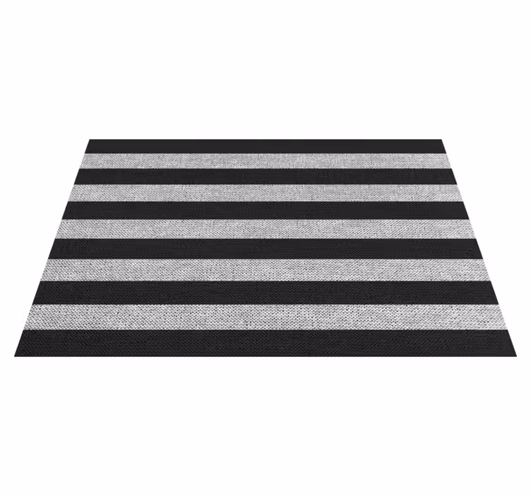 Set de table moderne tapis de cuisine rayé - TenStickers