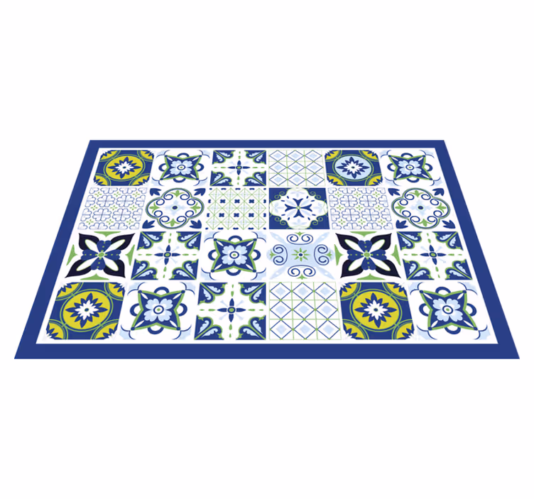 Set de table compositions géométriques animées - TenStickers