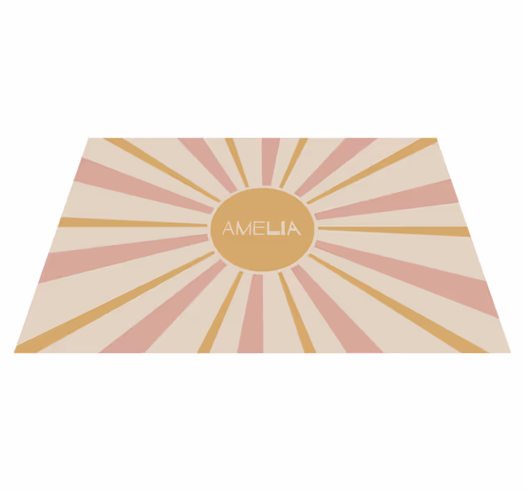 Set de table design enfant Soleil coloré "boho" - TenStickers