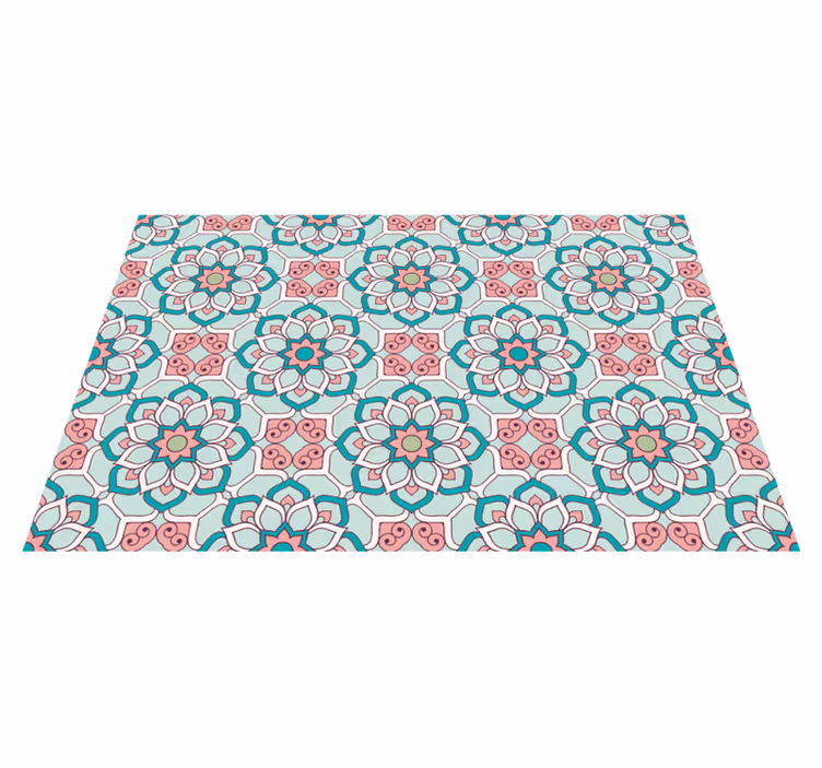 Set de table original style illustration florale - TenStickers