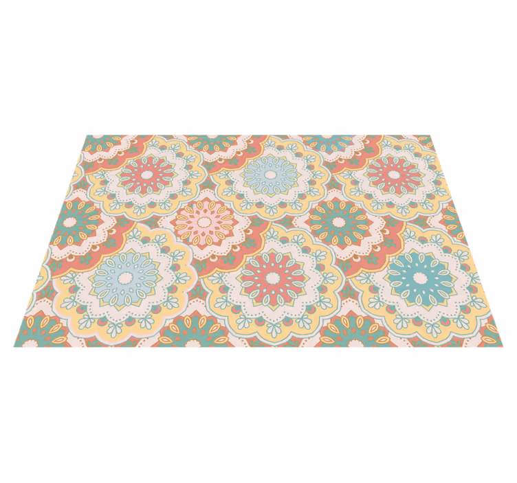 Set de table motifs floraux colorés - TenStickers