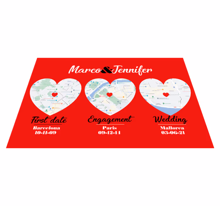 Sets de table lieux spéciaux personnalisables - TenStickers