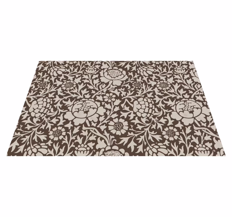 Set de table modèle de fleurs vintage - TenStickers