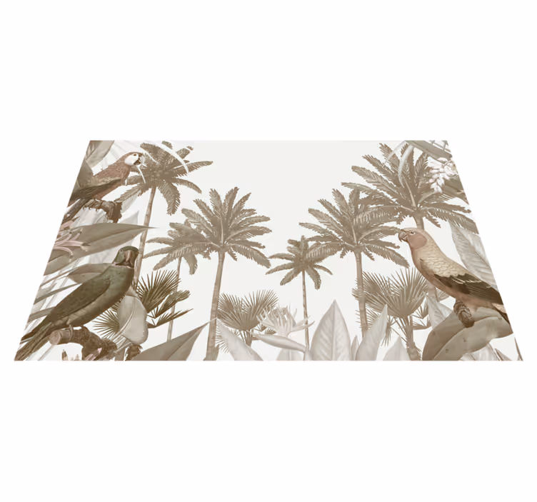 Set de table faune tropicale vintage - TenStickers
