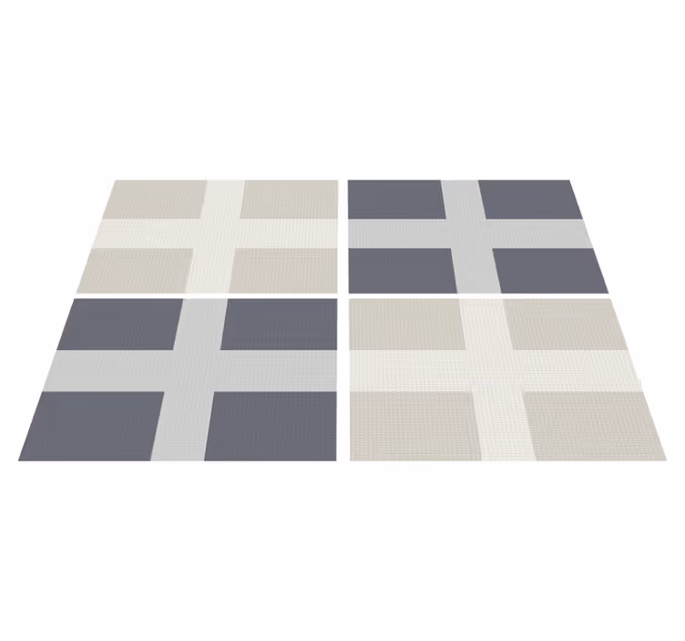 Set de table drapeau moderne style tricot - TenStickers