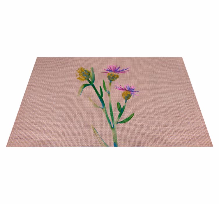 Set de Table imitation toile de jute et chardon - TenStickers