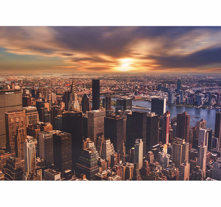 Papier peint le matin à new york - TenStickers
