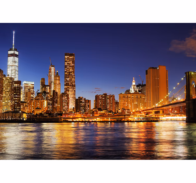 s photo new york manhattan à l'aube - TenStickers