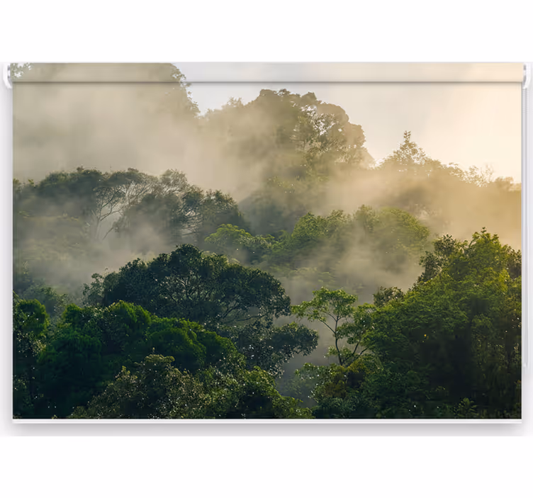Tapisserie jungle canopée luxuriante - TenStickers