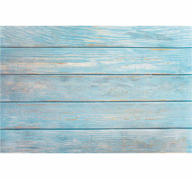 Tapisserie salle de bain motif bois bleu - TenStickers