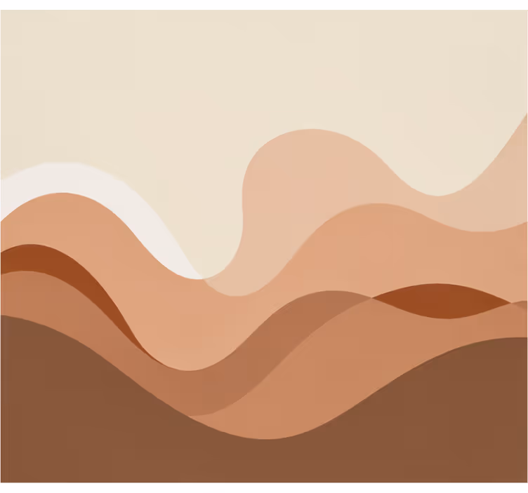 Tapisserie textures et motifs terracotta - TenStickers